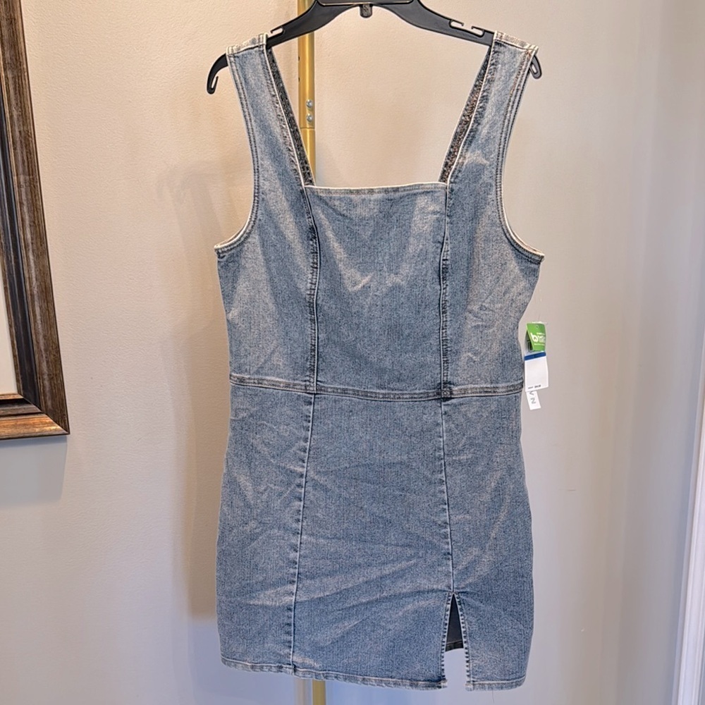 Tinseltown Denim Sleeveless Dress NWT XL